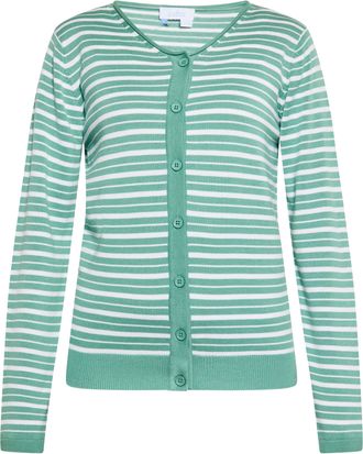 Usha Vest Dames LICHTGROEN WIT