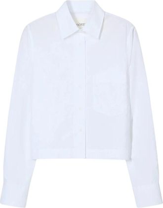 Closed Blusa Color Blanco Closed - Dames - Overhemden - Wit - XS - Katoen - Overhemden