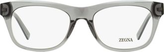 Ermenegildo Zegna EZ5283 Thin Profile Rectangular Eyeglasses - Gray