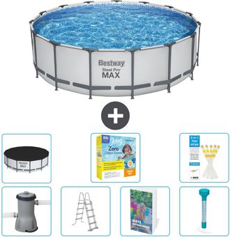 Bestway Piscina Bestway Steel Pro Max Redonda - 488x122 Cm - 8-piezas S532