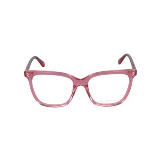 Stella McCartney Stella McCartney, Glasses, female, Pink, Size: 51 MM Rectangle Optical Frame