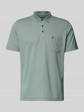 Ragman Regular Fit Poloshirt mit Knopfleiste und Brusttasche in Gruen, Gr&ouml;&szlig;e XXXL