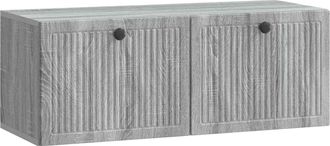 vidaXL Mueble Para Tv De Pared Gris Sonoma 78,5 X 31 X 30 Cm Vidaxl