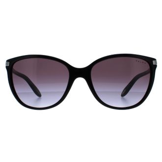 Ralph Lauren Ralph by Ralph Lauren Cat Eye Dames Zwart Grijs Gradi&euml;nt Zonnebril