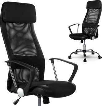 OEM Silla De Oficina Moderna De Gran Altura Sofotel Rio, Negra