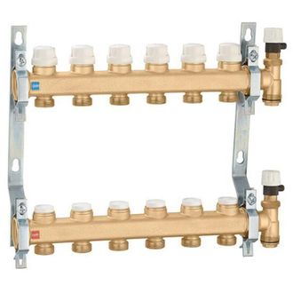 Caleffi Grupo Distribuidor Con V&aacute;lvulas De Cierre Y Prerregulaci&oacute;n Caleffi 662 13