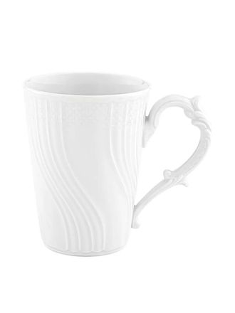 Ginori 1735 embossed handle mug (400ml) - unisex - Porcelain - OS - White