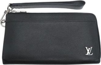 Louis Vuitton Pre-owned Clutches, male, Black, Size: ONE SIZE Pre-owned Wallet (bi-fold)