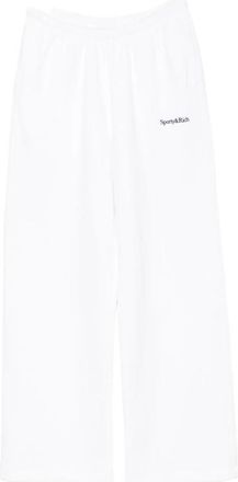 Sporty & Rich Besma Logo-embroidered Track Pants