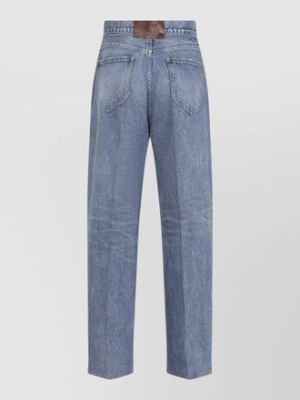 Celine denim high-rise straight-leg boyfriend jeans