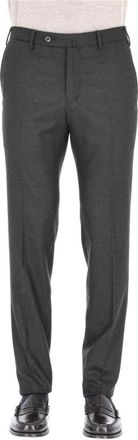 Pantaloni Torino Pantalone Micro Trama - Heren - Nette broeken - Groen - S - Wol - Broeken