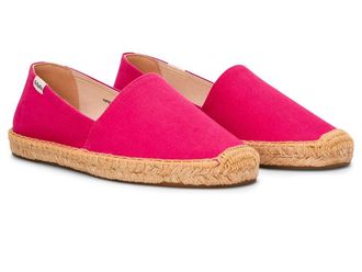 Soludos Original Espadrille Womens Shoes Calypso Pink : 5 B - Medium, Leather