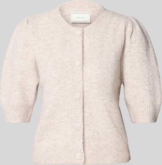 Neo Noir Neo Noir Strickcardigan mit 1/2-Arm Modell Trudy in Beige Melange, Größe 34