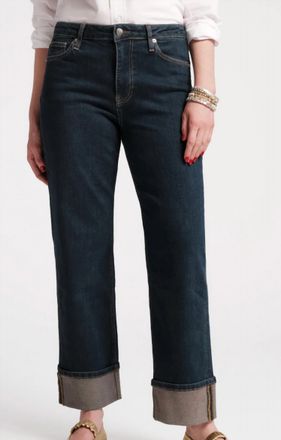 Frances Valentine Smarty Cuffed Jean In Denim