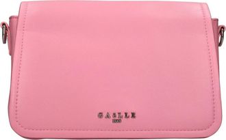 Ga&euml;lle Paris Faux Leather Crossbody Bag - Dames - Schoudertassen - Roze - ONE Size - Leer - Tassen