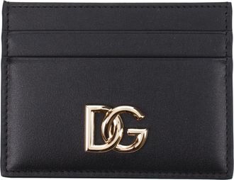 Dolce & Gabbana Dolce&Gabbana Damens Dokumentenhalter Leder Schwarz