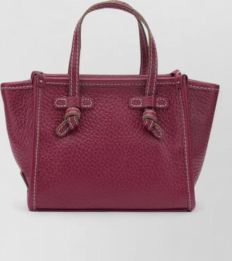 Gianni Chiarini crossbody bag contrast stitching detachable strap