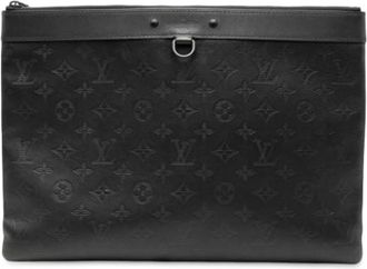 Louis Vuitton Pre-owned Clutches, female, Black, Size: ONE SIZE Pre-owned Leather Clutch