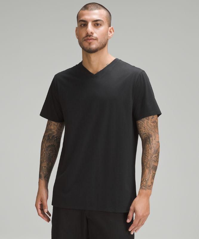 T-shirt Harley-Davidson Homme | Noir à Manches Courtes | Motif Barre Et Bouclier Orange | 100% Coton