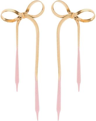 Ottolinger Orecchini con fiocco a nastro - Oro