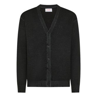 Sun 68 Cardigan vintage broken l/s - Knitwear - Hombre - Negro - S
