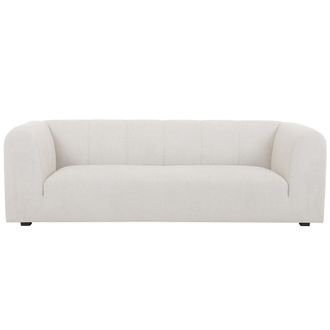 Miliboo Sof&aacute; Moderno De Tela Beige 4 Plazas Oliveiro