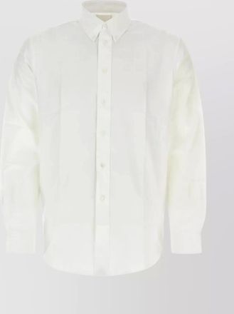 Givenchy buttoned collar cotton shirt with rounded cuffs