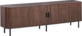 Beliani TV Stand BRADLEY Dark Brown