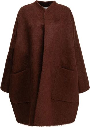 Max Mara Abrigo Geranio - Coats - Mujer - Marr&oacute;n - S