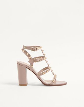 Valentino Garavani Rockstud Ankle Strap Sandal 90 Mm Wo