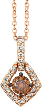 Le Vian 14K Rose Gold 0.54 Ct. Tw. Diamond Pendant