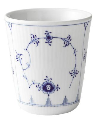 ROYAL COPENHAGEN Blue Fluted Plain Thermal Cupwith $12 Credit