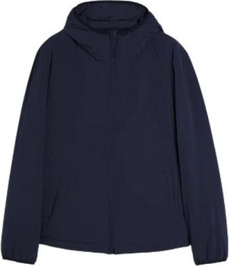 Invicta Inpakbare Jas met Capuchon - Heren - Zomerjassen - Blauw - S - Nylon - Jassen