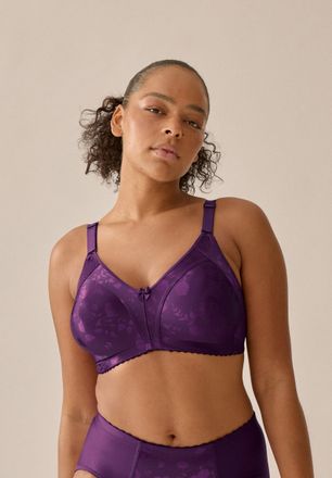 Naturana Minimizer 1 Stk. Shaping-Effekt, breite Tr&auml;ger, feminin, b&uuml;gellos, Satin, Blumenmuster