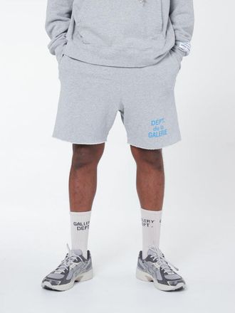 Gallery Dept. Unisex French Logo Sweat Shorts in Grey Cotton - Size 2XL