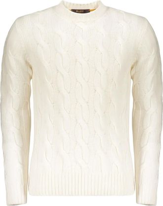 Moorer cable-knit sweater - men - Fabric - 48 - White