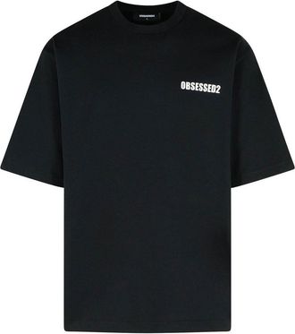 Dsquared2 Black Cotton T-Shirt
