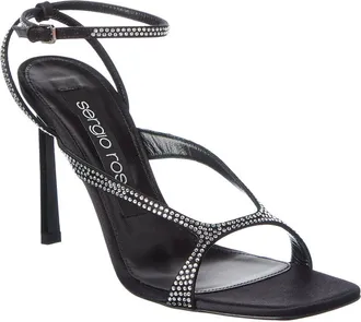 Sergio Rossi Aracne 95 Satin Sandal