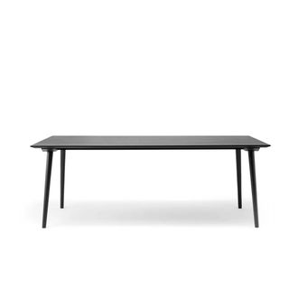 &tradition In Between Tisch SK5, 90 x 200 cm, Eiche schwarz lackiert