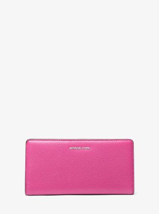 Michael Kors Bryant Large Pebbled Leather Snap-Front Wallet