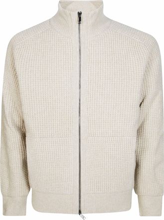 Altea Textured Full-Zip Sweater
