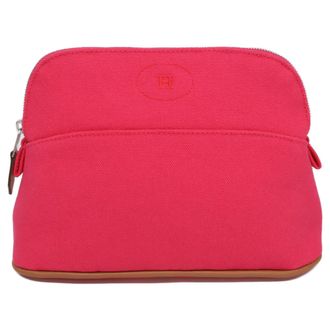 Herm&egrave;s Canvas Pouch (Pre-Owned)