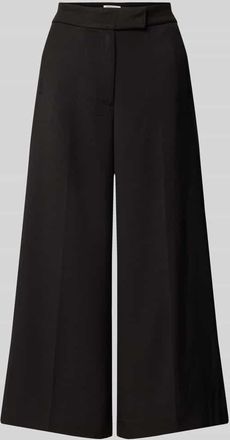 Christian Berg Stoffhose in verkürzter Passform in Black, Größe 34