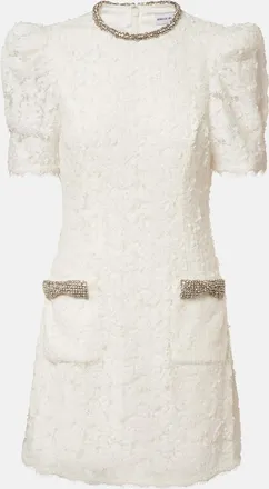 Rebecca Vallance Bridal Dillon embellished lace minidress