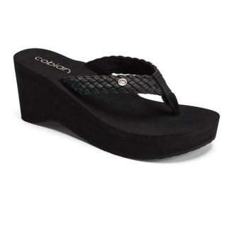 Cobian Womens Zoe Wedge Sandals In Black