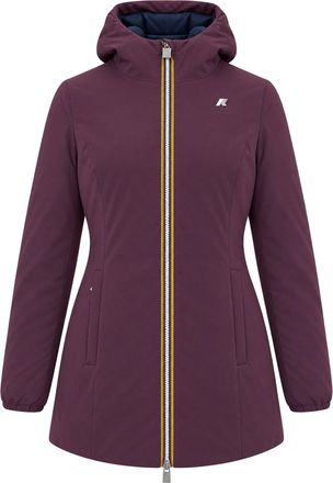 K-Way Reversible Three-Quarter Length K-Way Jacket With Hood