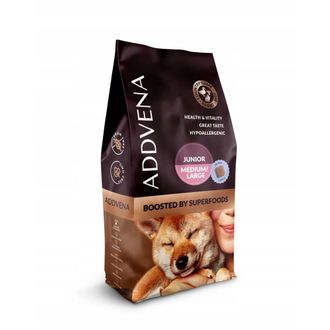 OEM Alimento Seco Para Perros Addvena Boosted By Superfoods Junior Large Dziczy 10 Kg