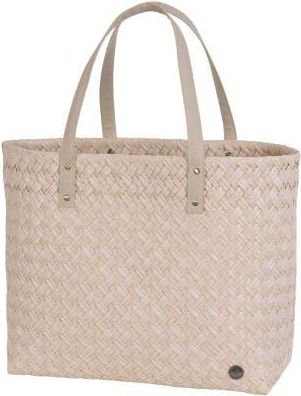 Handed By Faye Recycled Plastic Shopper in Champagne at Nordstrom, Size Medium