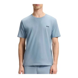 HUGO BOSS Tops, Heren, Blauw, L, Katoen, T-Shirt
