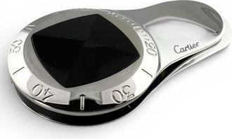 Cartier Silver Black Stainless Steel Money Clip (Pre-Owned)